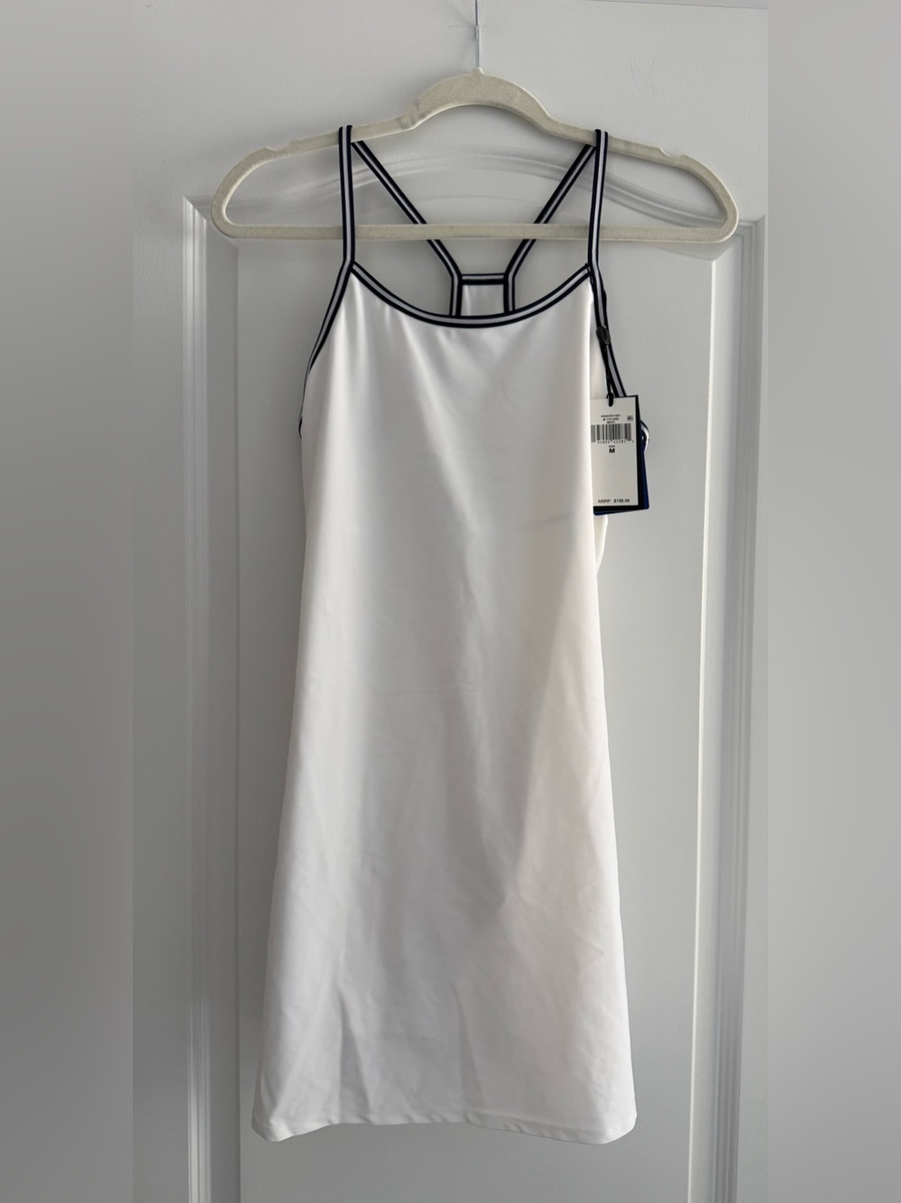 RLX Ralph Lauren White Mini Dress with Navy Trim